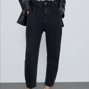 ZARA Baggy Paperbag Jeans